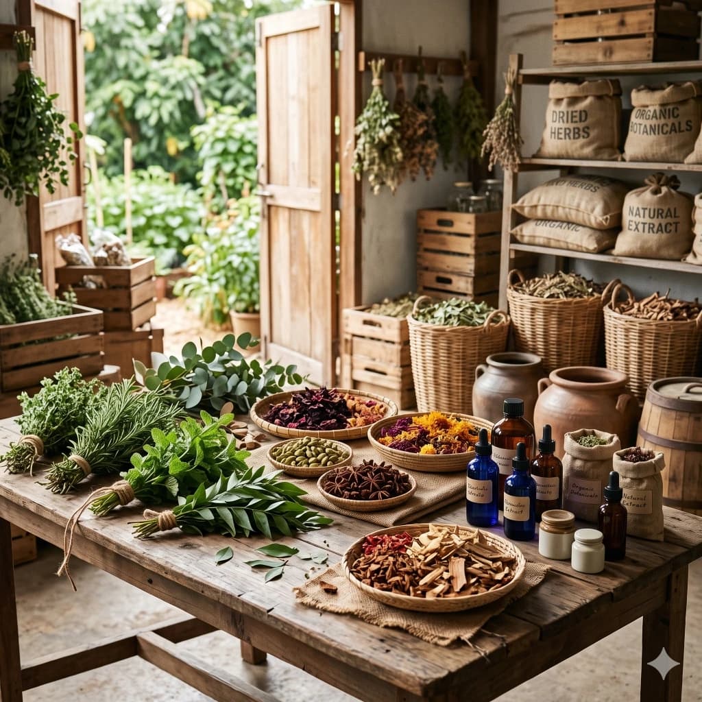Selected Indian Herbs and Botanical Leaves Plantae Exports